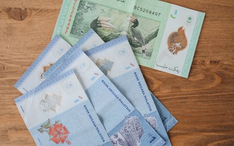 Malaysian ringgit banknotes, the currency the MM2H deposit is held in