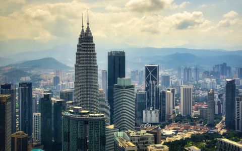 The Kuala Lumpur skyline, the city most MM2H participants settle in