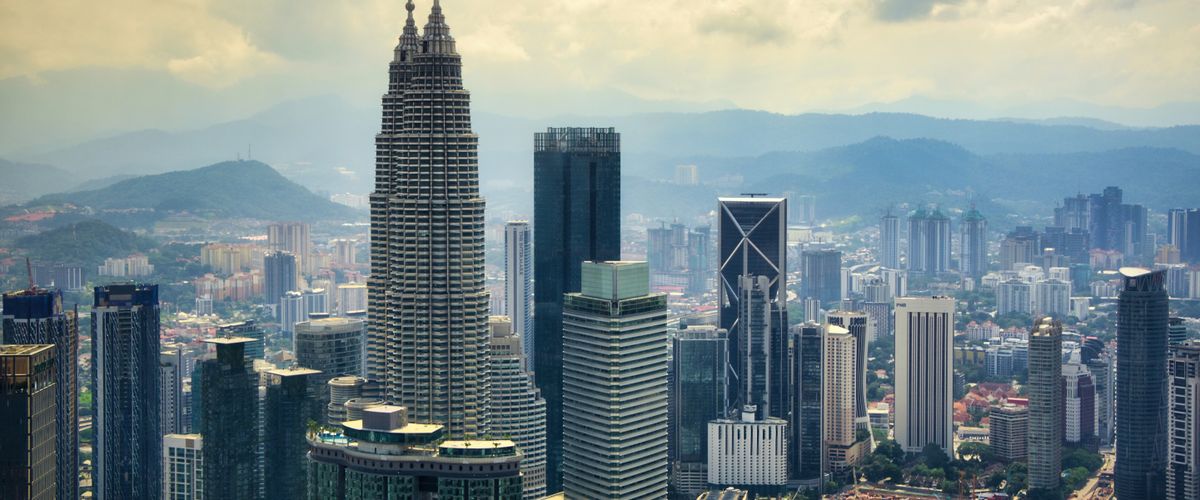 The Kuala Lumpur skyline, the city most MM2H participants settle in